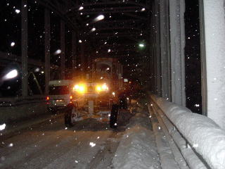 県道及び町道の除雪作業